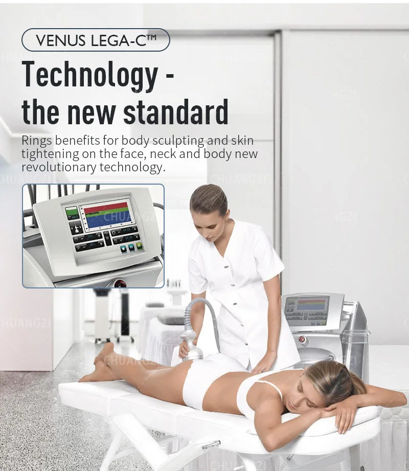 Gold Venus Legacy Purple Gold Radiofrequency Liposuction Vacuum Anti-Cellulose Tissue Firming Fat Burning and Shaping Instrument