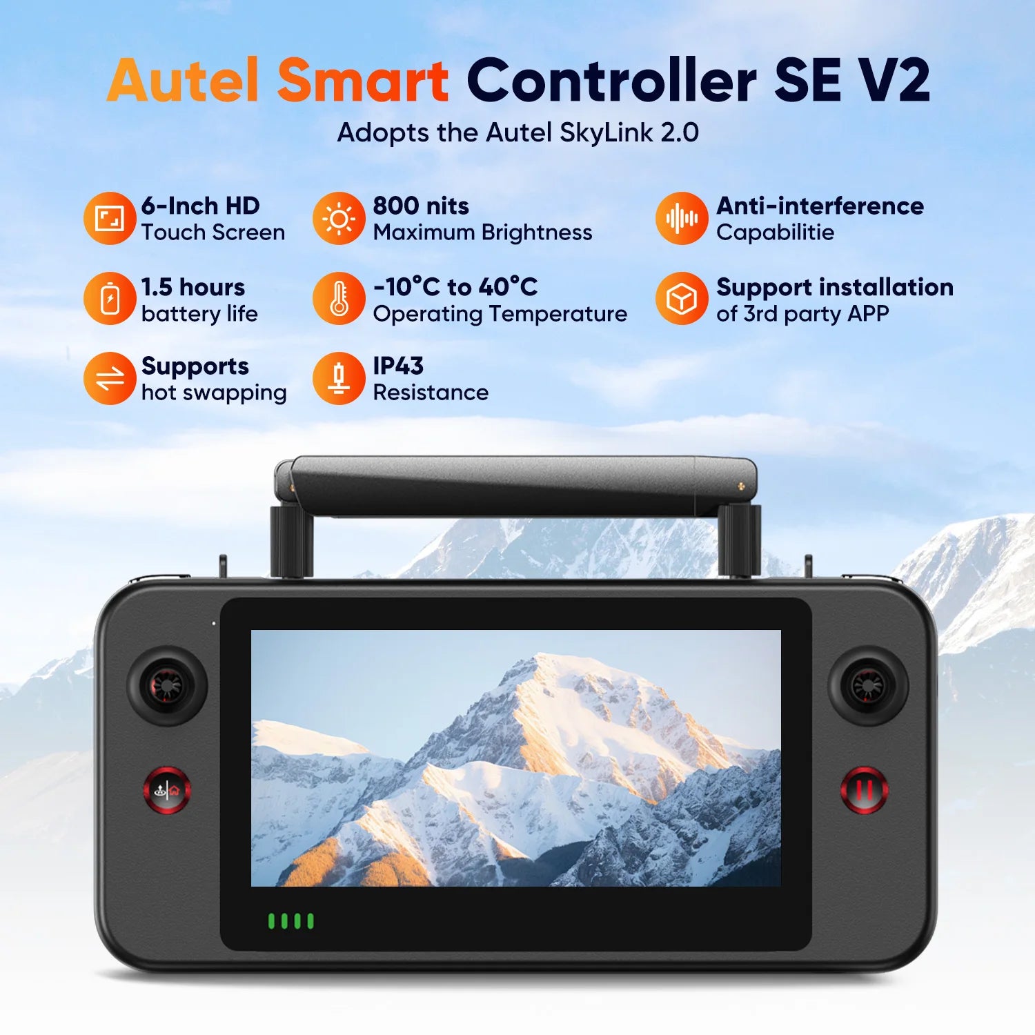 Autel Robotics EVO Lite 640T Drone Enterprise Thermal 16x Digital Zoom Dual Camera 6K Professional Drones AI Target Recognition