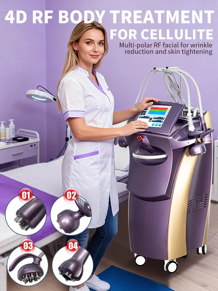 Gold Venus Legacy Purple Gold Radiofrequency Liposuction Vacuum Anti-Cellulose Tissue Firming Fat Burning and Shaping Instrument