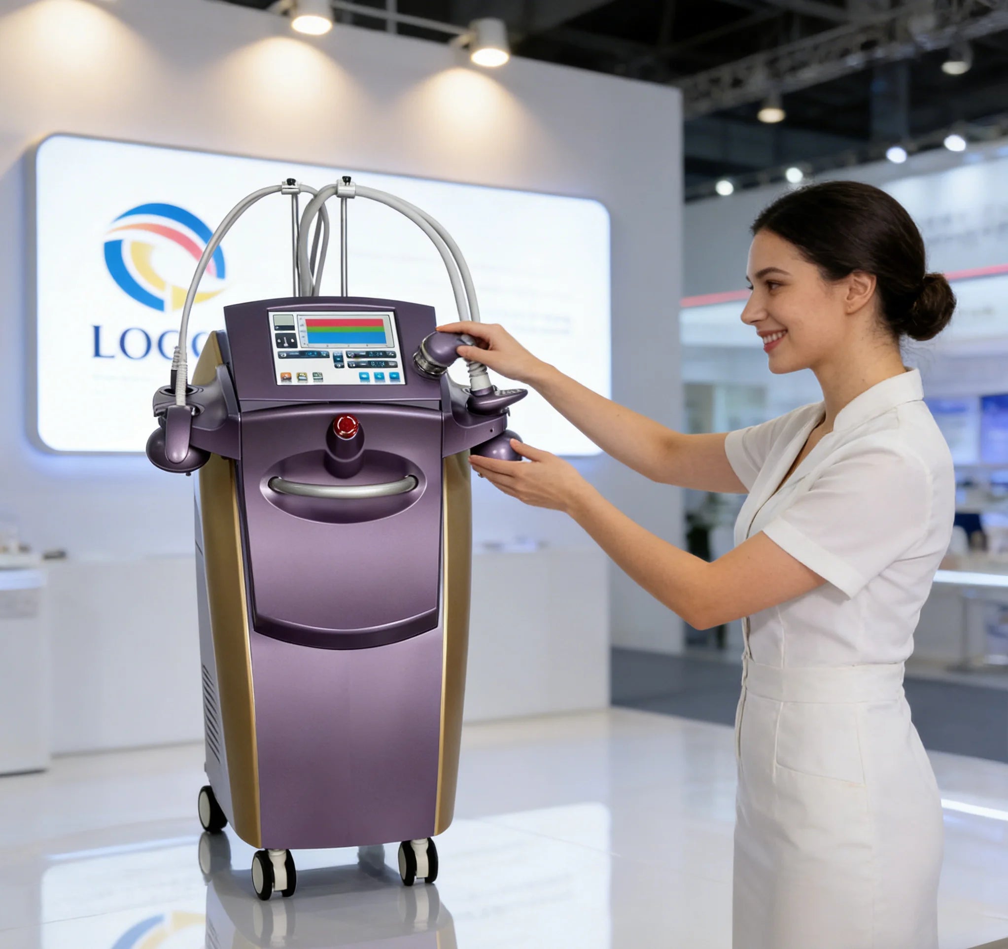 Gold Venus Legacy Purple Gold Radiofrequency Liposuction Vacuum Anti-Cellulose Tissue Firming Fat Burning and Shaping Instrument